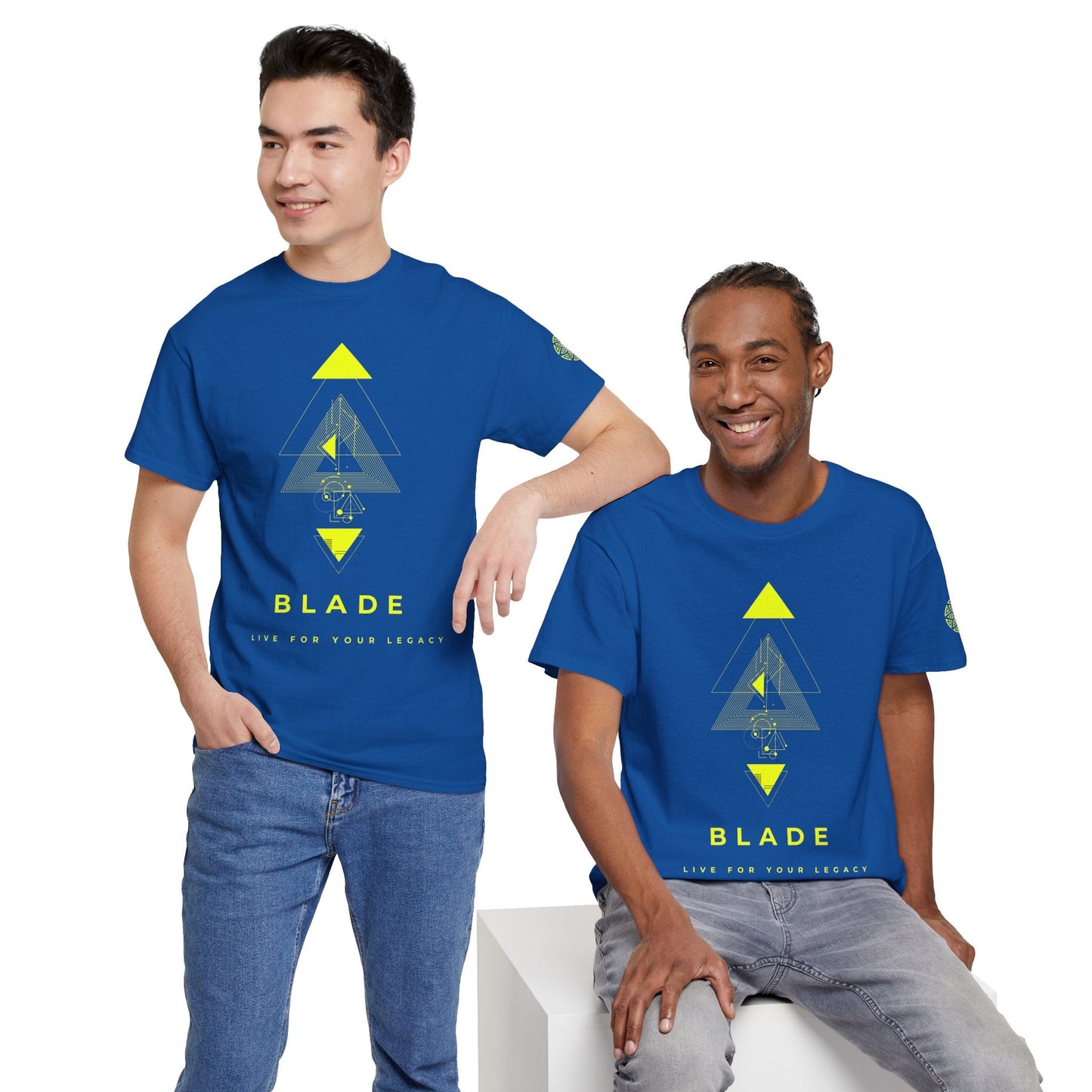 Geometric Odyssey Neon Green TX T-Shirt