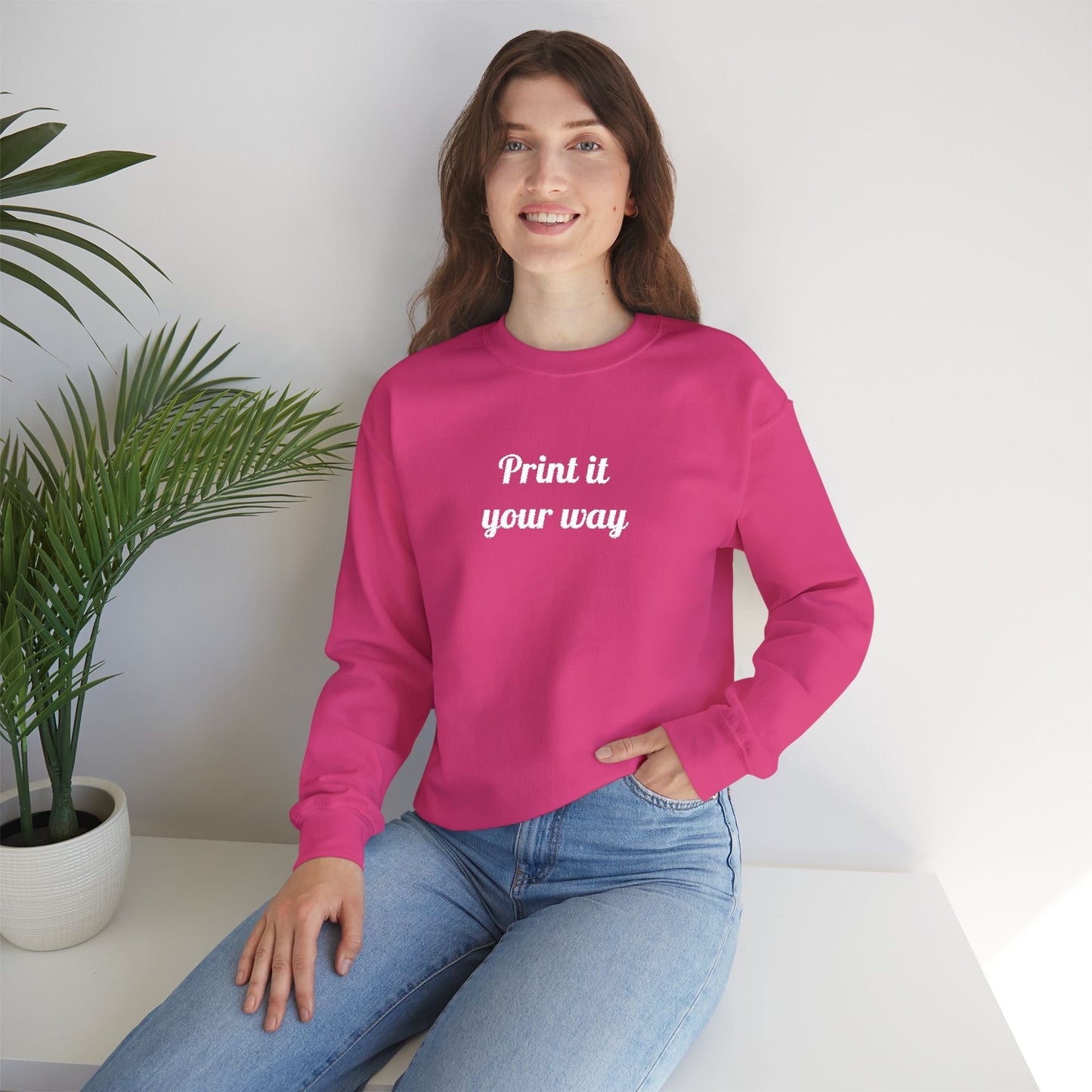 Embroidery Personalization - Unisex Crewneck Sweater (Make It Yours)