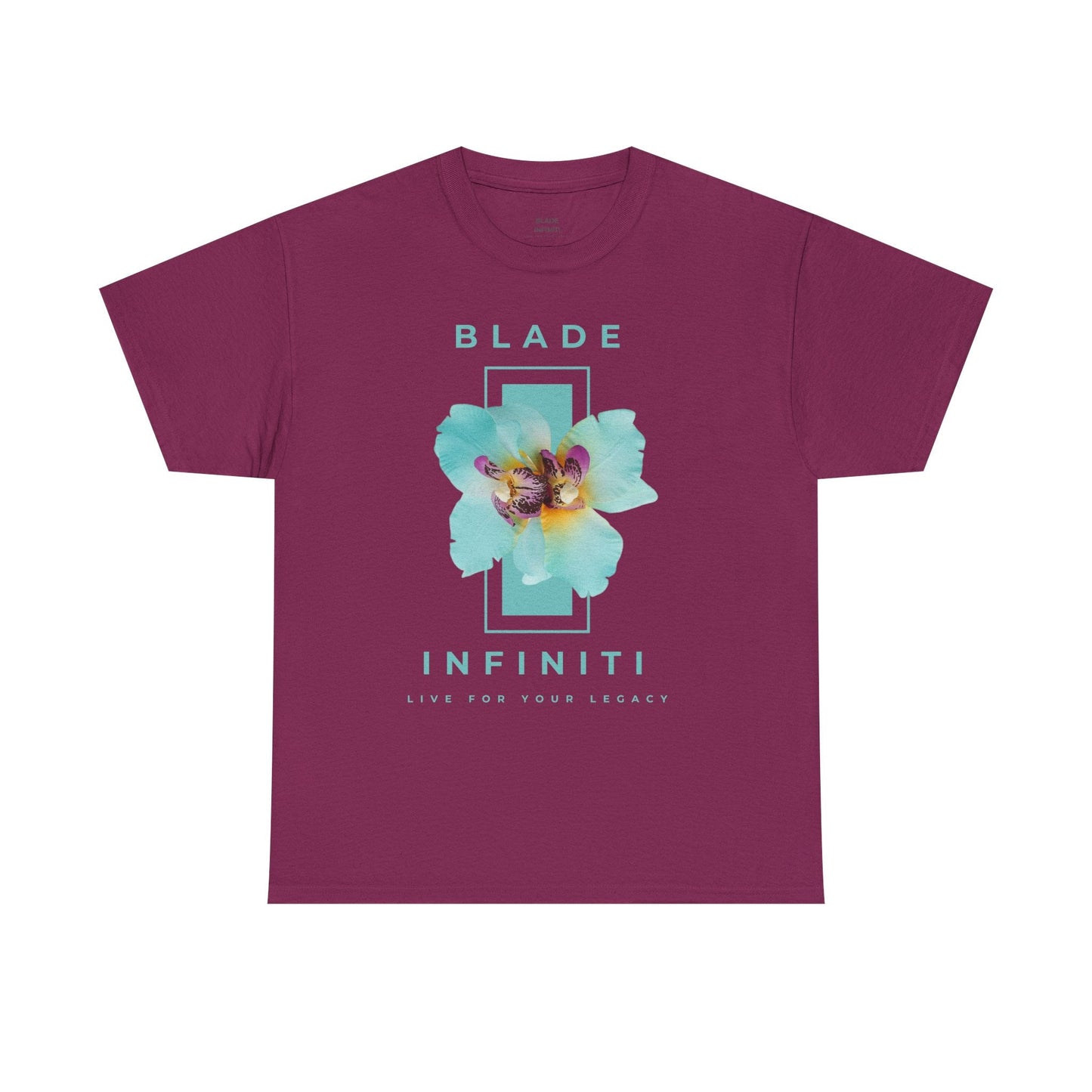 Essence of Infiniti Light Aqua Floral T-Shirt