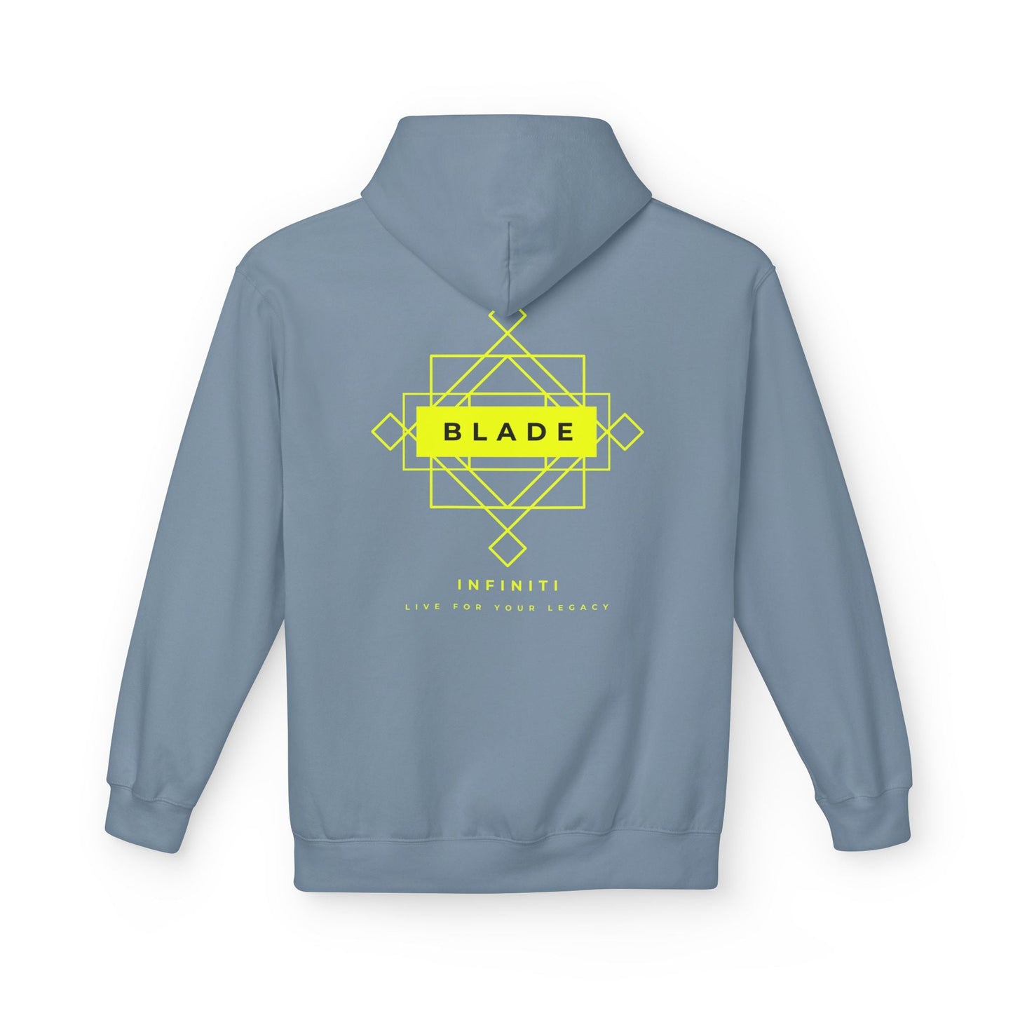 Geometric Infiniti Neon Green Hoodie