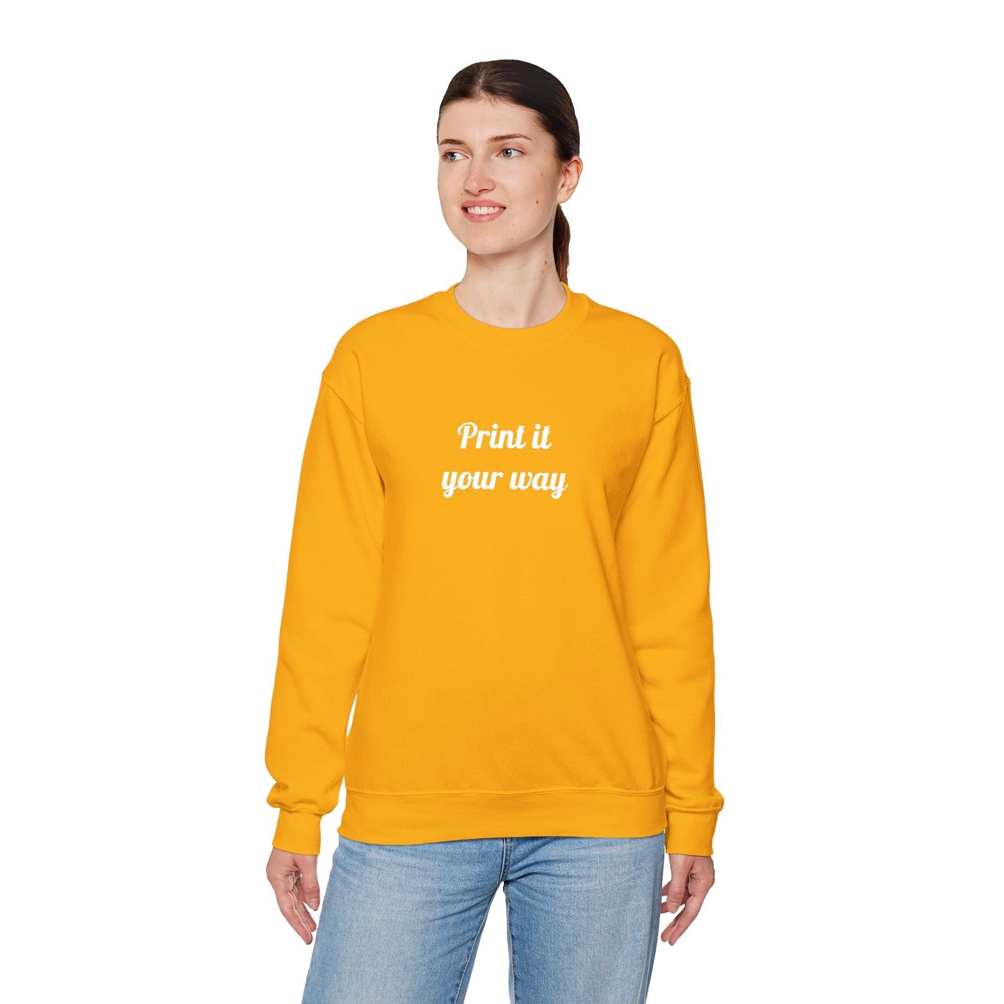 Embroidery Personalization - Unisex Crewneck Sweater (Make It Yours)