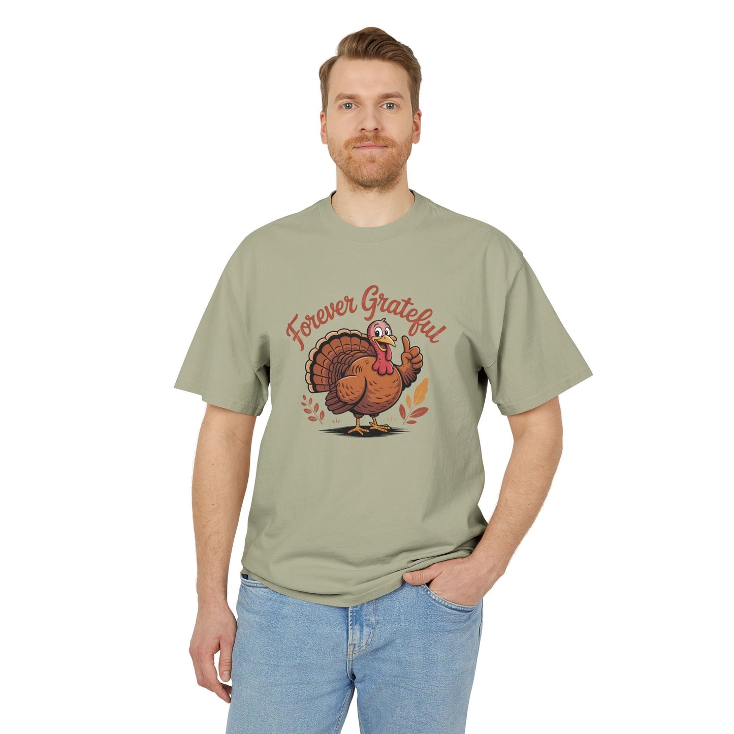 Forever Grateful Unisex Heavy Faded T-Shirt