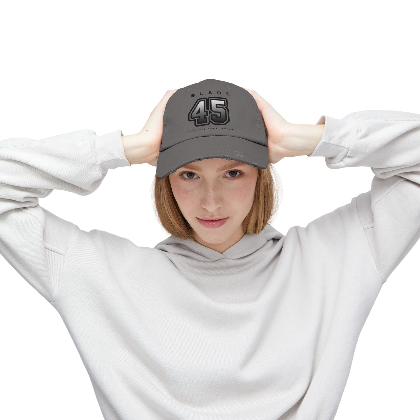 Blade 45 Trendy Unisex Distressed Hat/Cap