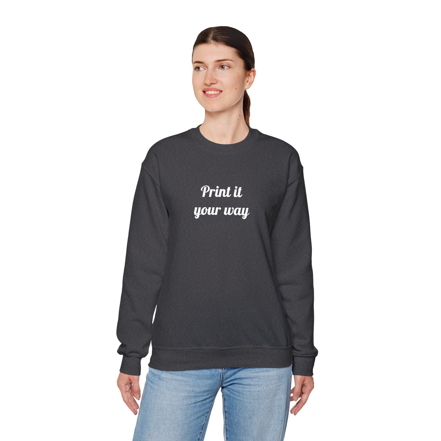 Embroidery Personalization - Unisex Crewneck Sweater (Make It Yours)