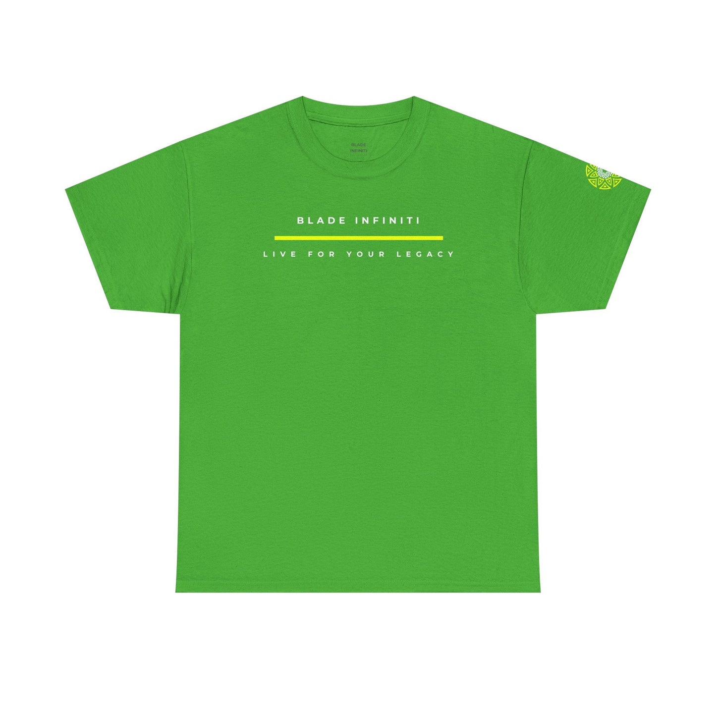 Geometric King Version 2 Neon Green Tiger Back T-Shirt
