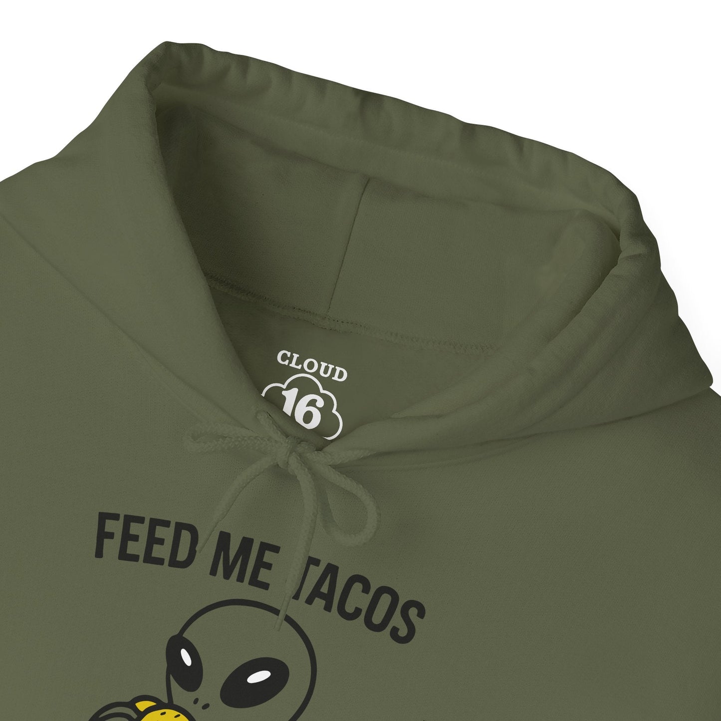 Alien Taco Lover Hoodie - Funny UFO Foodie Sweatshirt for Men & Women