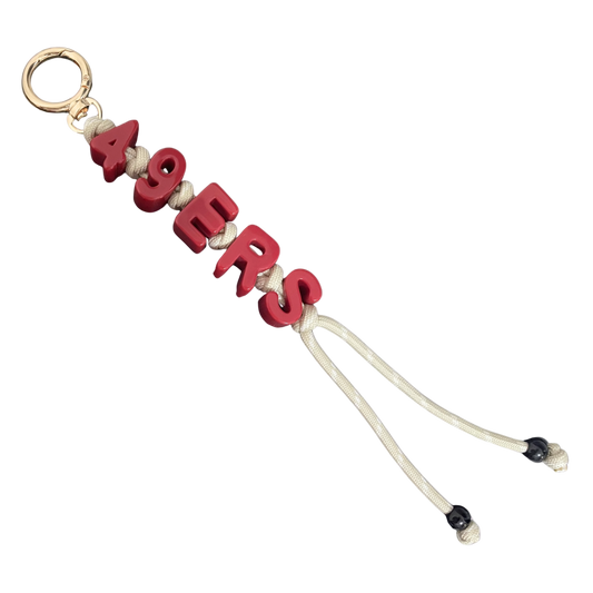 49ERS ♡ bag charm
