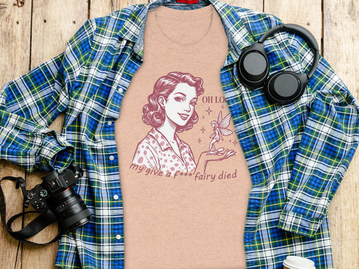 My Give A F Fairy Died Funny Attitude Graphic T-Shirt