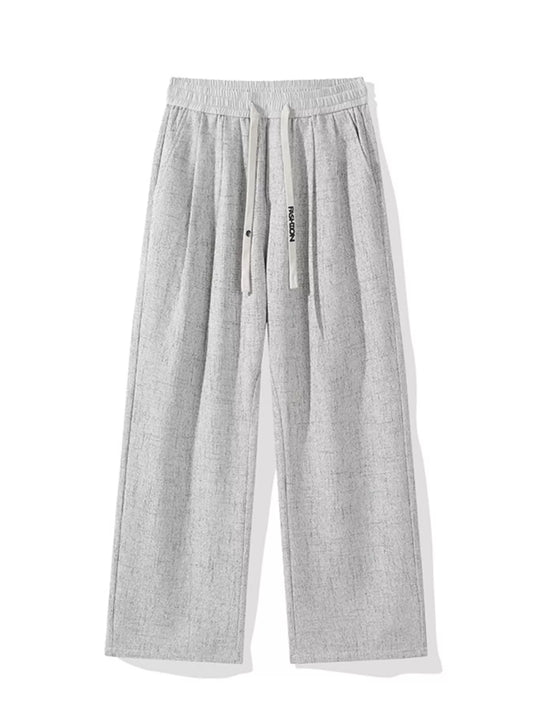 Men's Plus Size Casual Wide Leg Pants