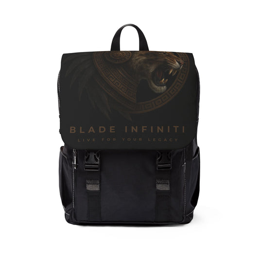 Aztec Tiger Shoulder Backpack - Black