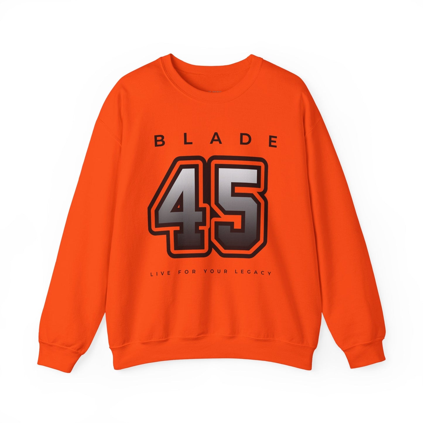 Blade 45 Grey/Black Unisex Crewneck Sweater