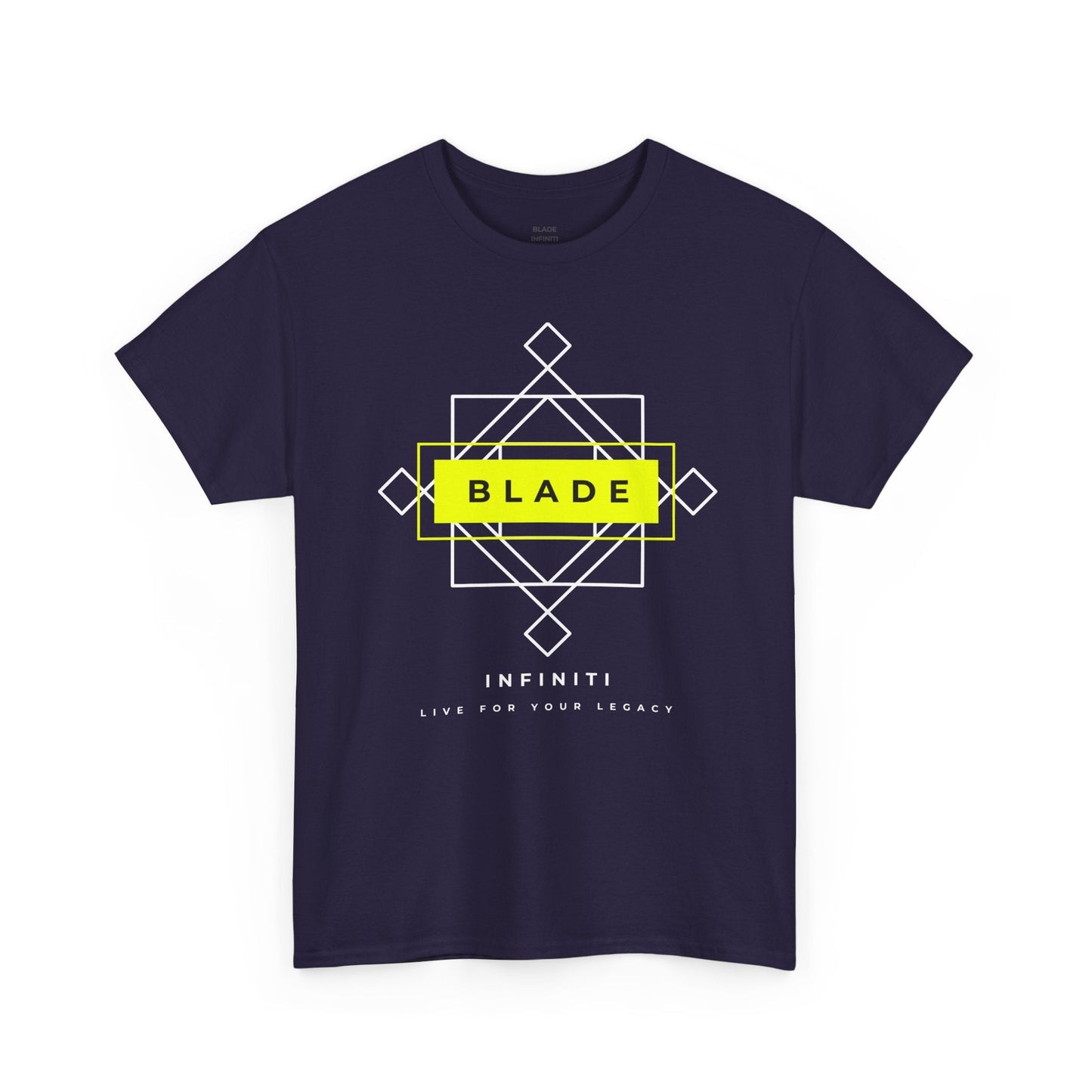 Geometric Infiniti Neon Green/White T-Shirt