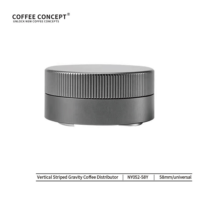 Vertical Striped Gravity Espresso Distributor - Stainless Steel Self-Leveling Tool 51/53/58mm From $16
