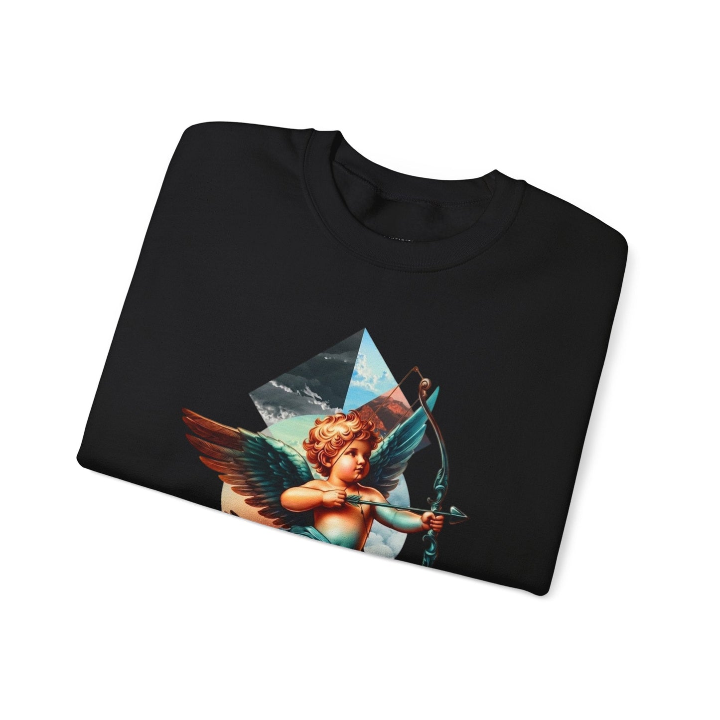Cupid's Bow Blue + Arrow - Love, Infiniti Unisex Crewneck Sweater