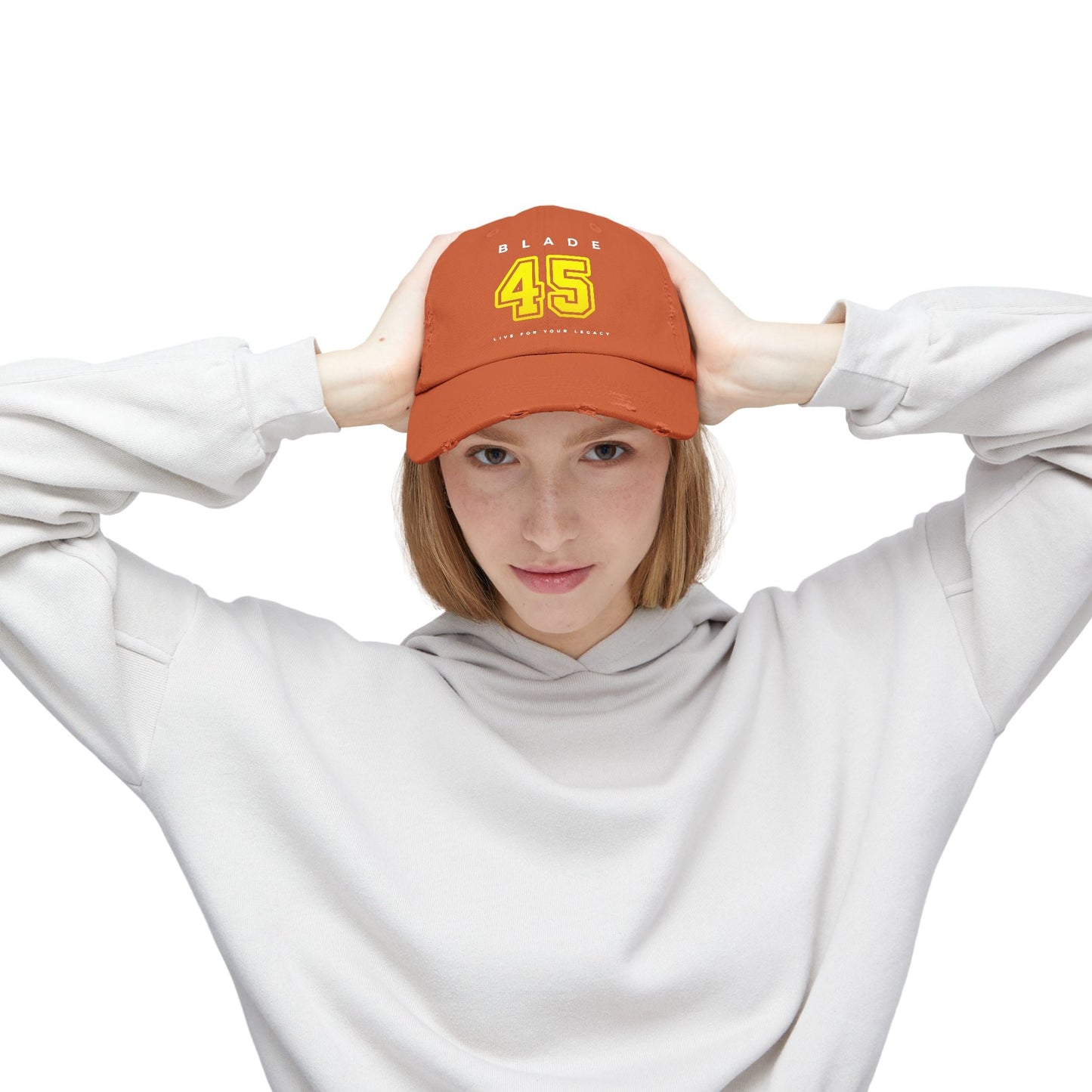 Blade 45 Golden Yellow /White Hat/Cap