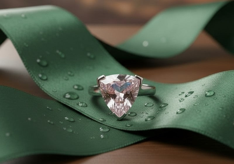 Infinity Ring<br>Trilliant Cut • Large 10mm