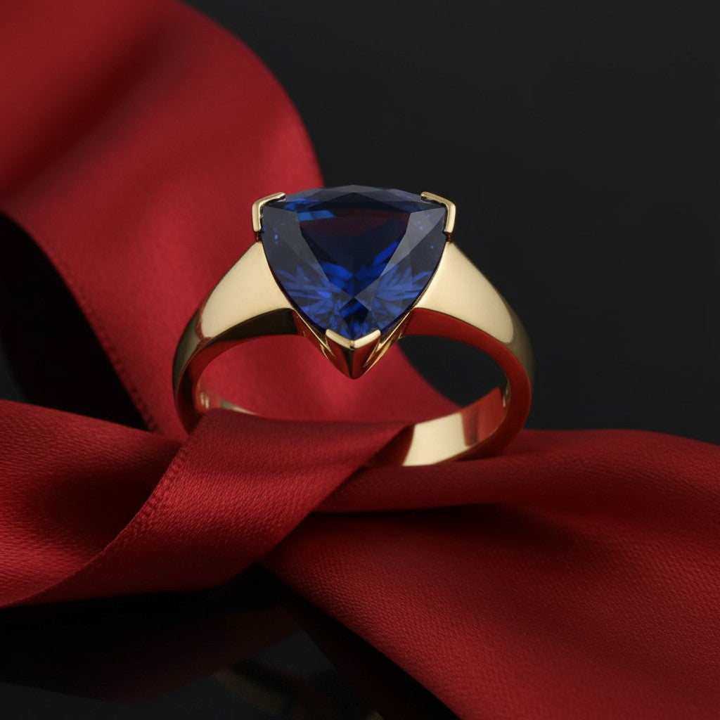 Infinity Ring<br>Trilliant Cut • Large 10mm