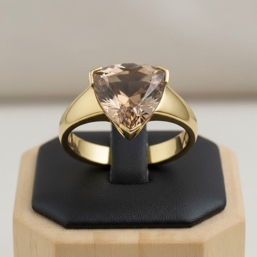 Infinity Ring<br>Trilliant Cut • Large 10mm
