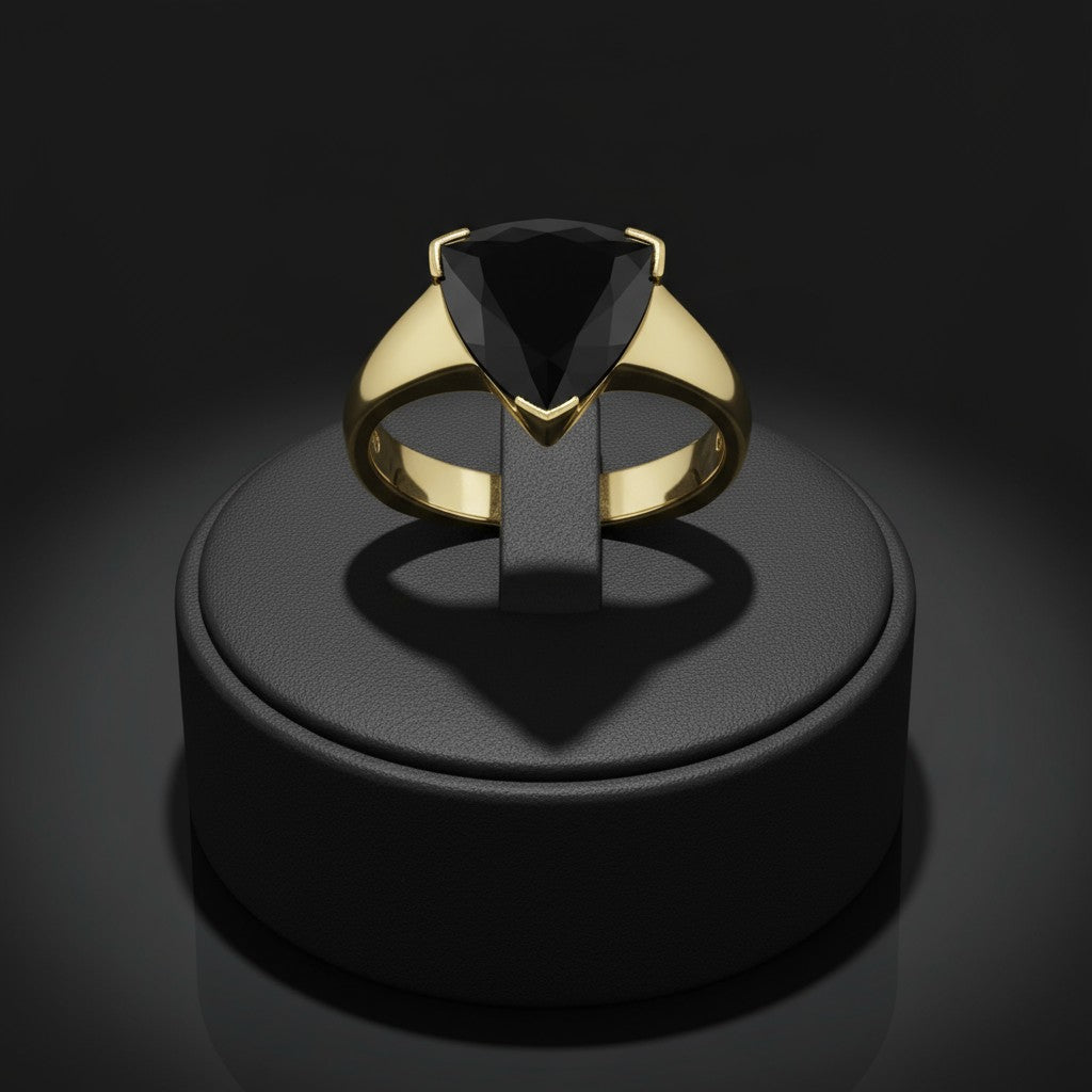 Infinity Ring<br>Trilliant Cut • Large 10mm