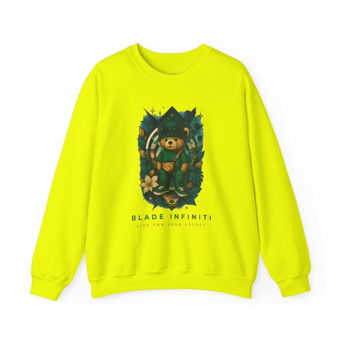 Galactic Teddy Bear V1 Unisex Crewneck Sweater