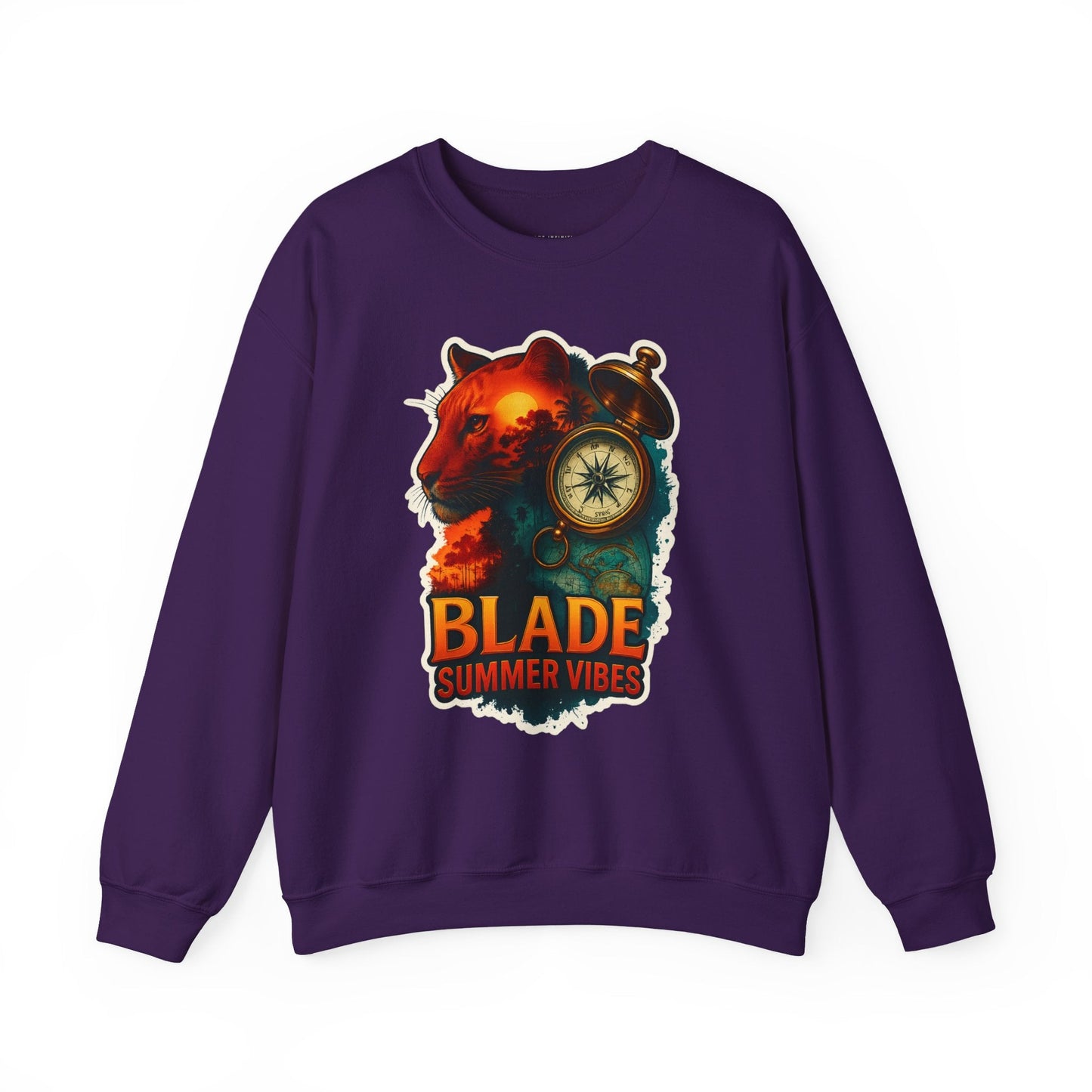 Primal Palms V2 Lion Unisex Crewneck Sweater