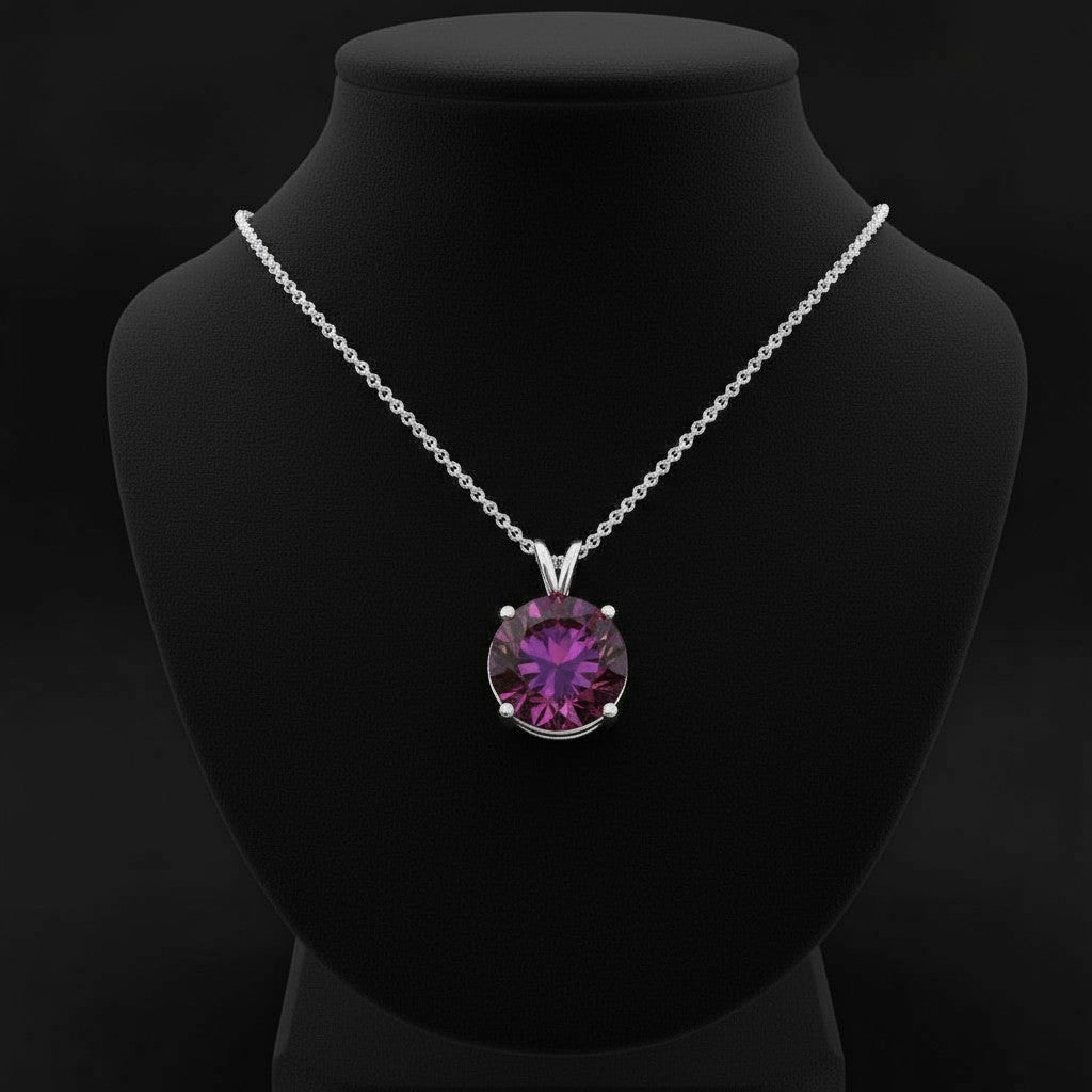 Circle of Life Pendant<br>Round Portuguese Cut • Large 15mm