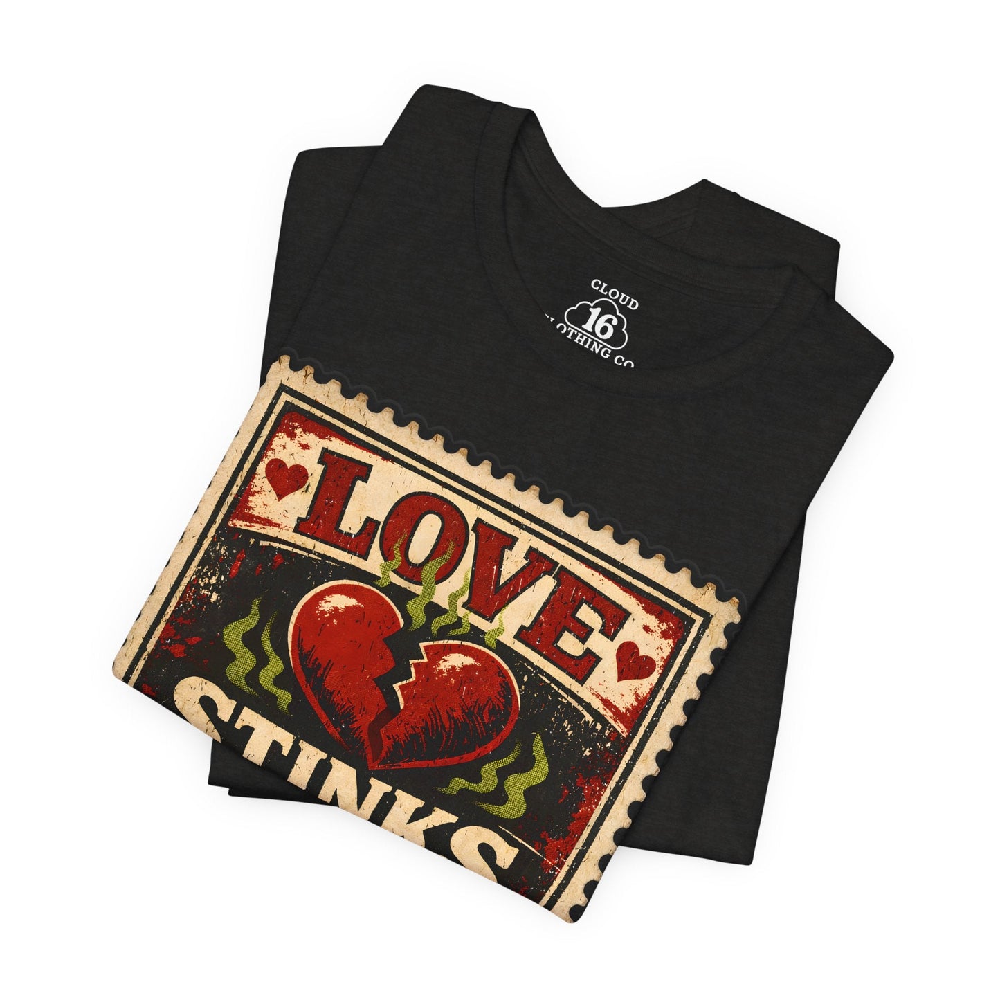 Love Stinks Postage Stamp Tee T-Shirt