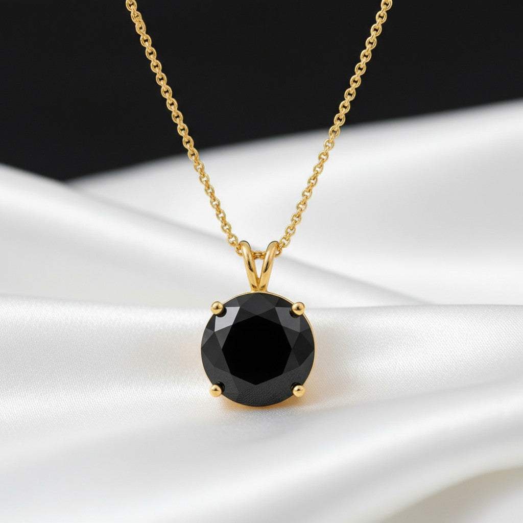 Circle of Life Pendant<br>Round Portuguese Cut • Large 15mm