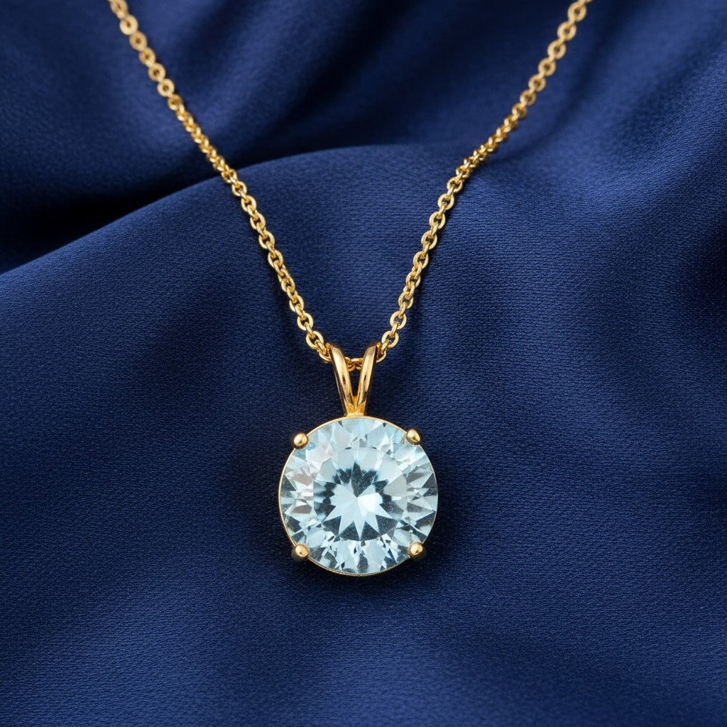 Circle of Life Pendant<br>Round Portuguese Cut • Large 15mm