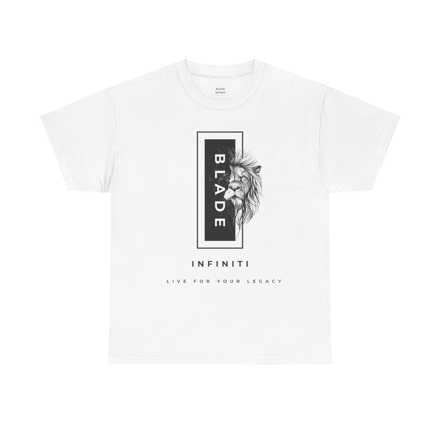 King Mane Legacy White/Black Lion T-Shirt