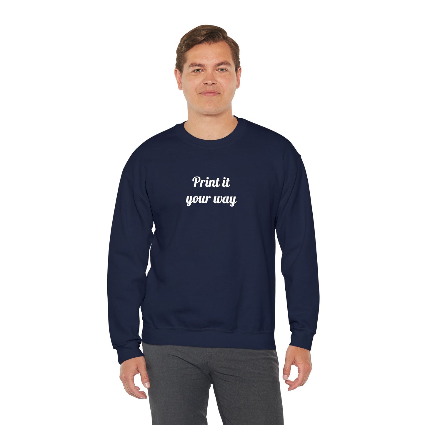 Embroidery Personalization - Unisex Crewneck Sweater (Make It Yours)