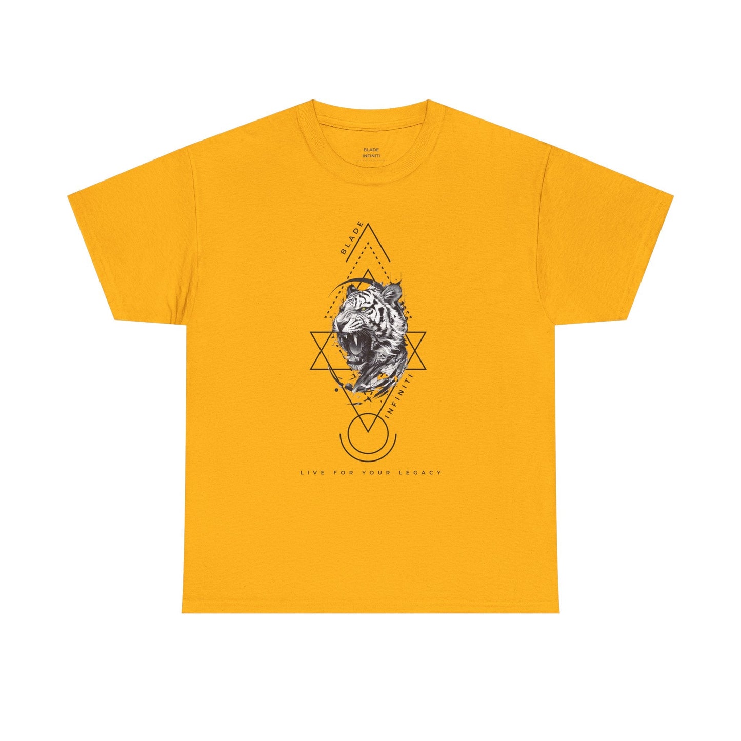 Geometric King Black TX Tiger T-Shirt