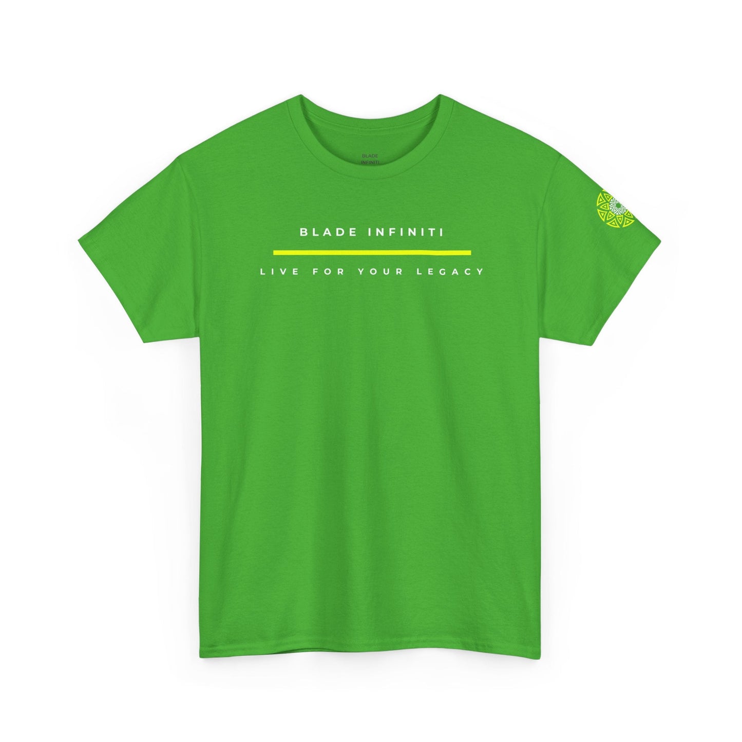 Geometric King Version 2 Neon Green Tiger Back T-Shirt