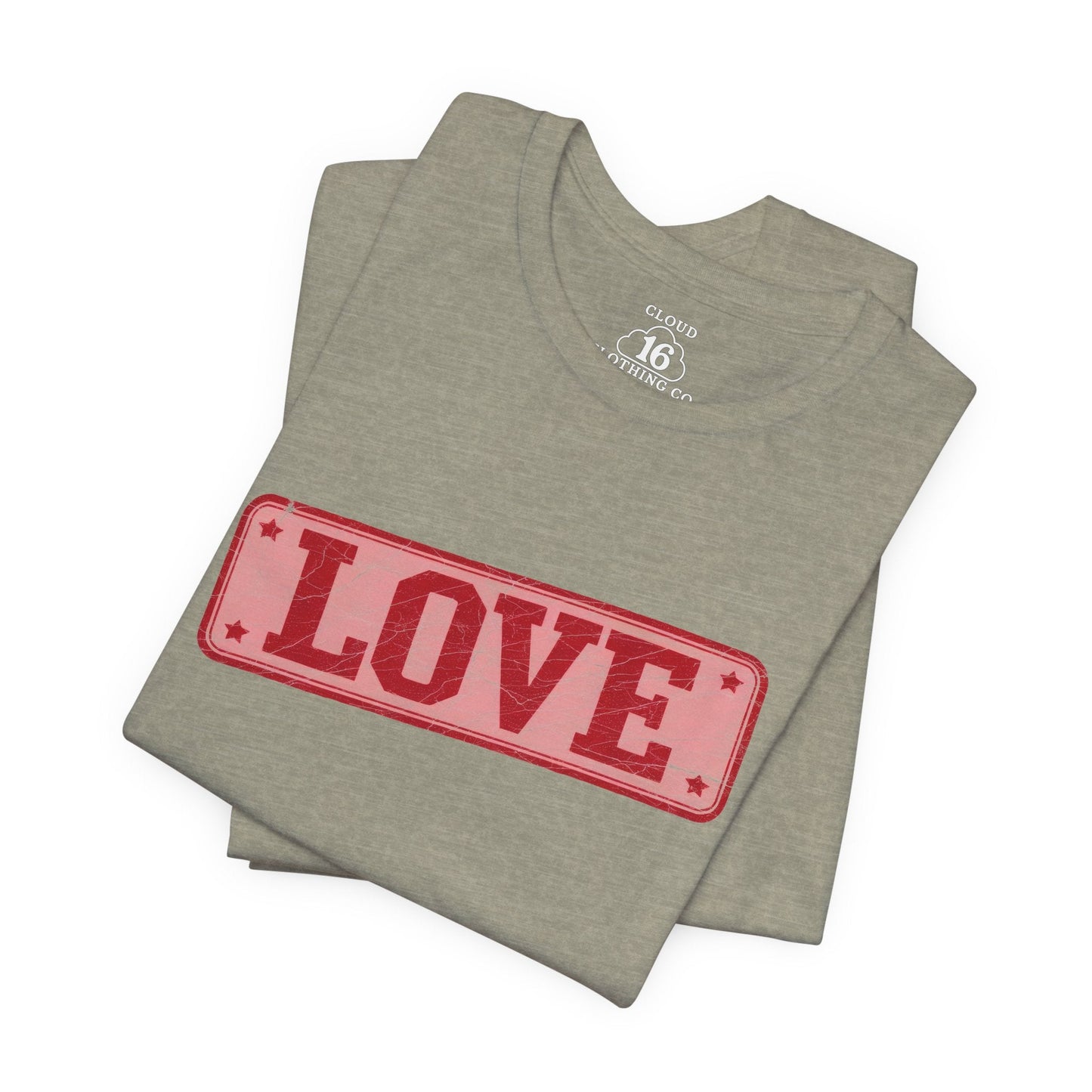 Love T-Shirt - Vintage Distressed Love Graphic Tee