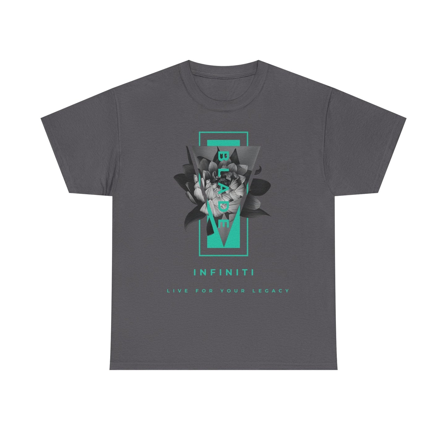 Flora Essence Aqua Teal TX Floral T-Shirt
