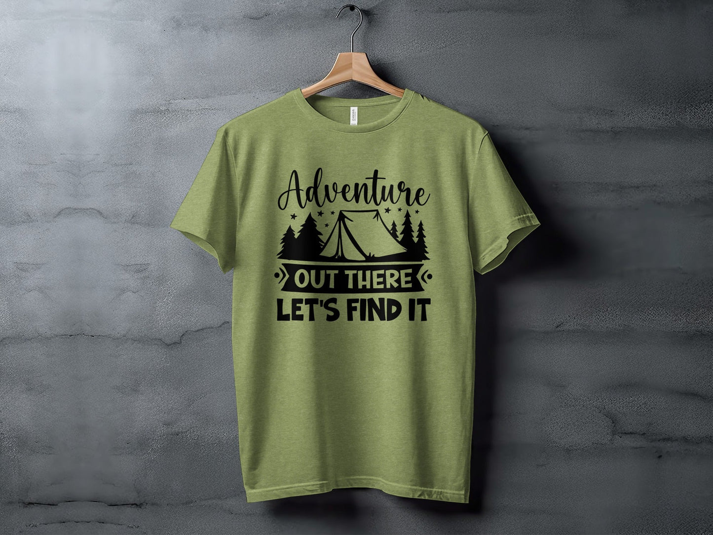 Adventure Out There Lets Find It Graphic Adventure T-Shirt