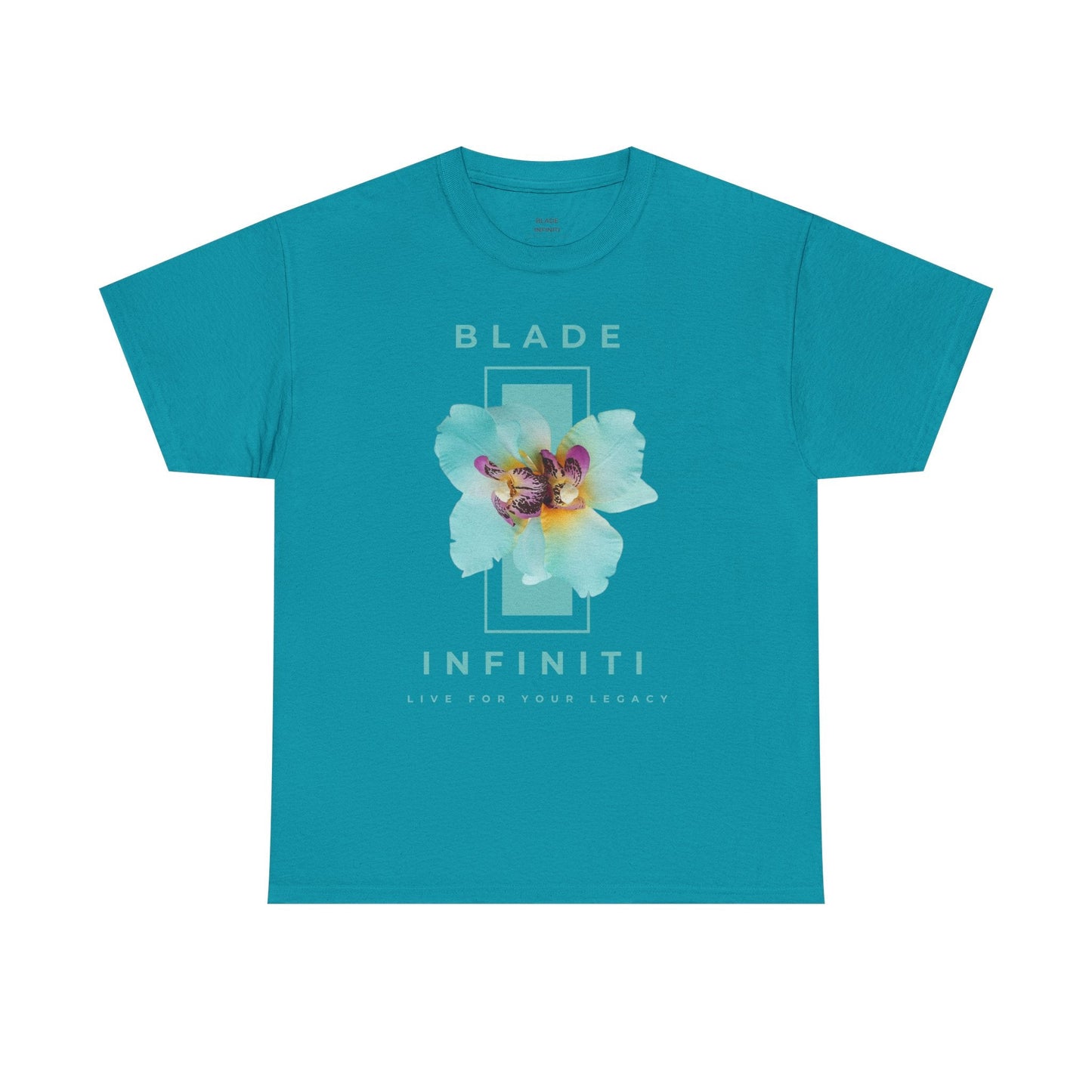 Essence of Infiniti Light Aqua Floral T-Shirt