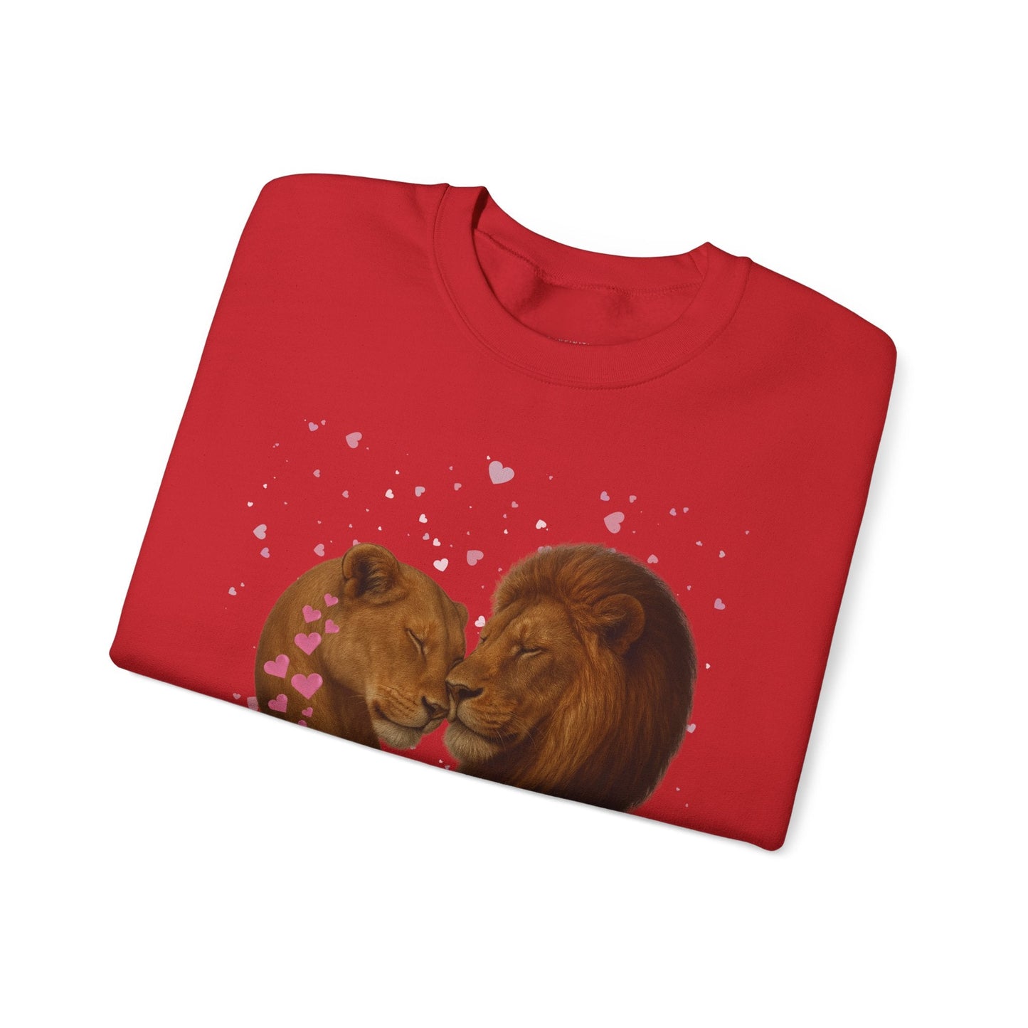 Lion Hearts - Love, Infiniti Unisex Crewneck Sweater