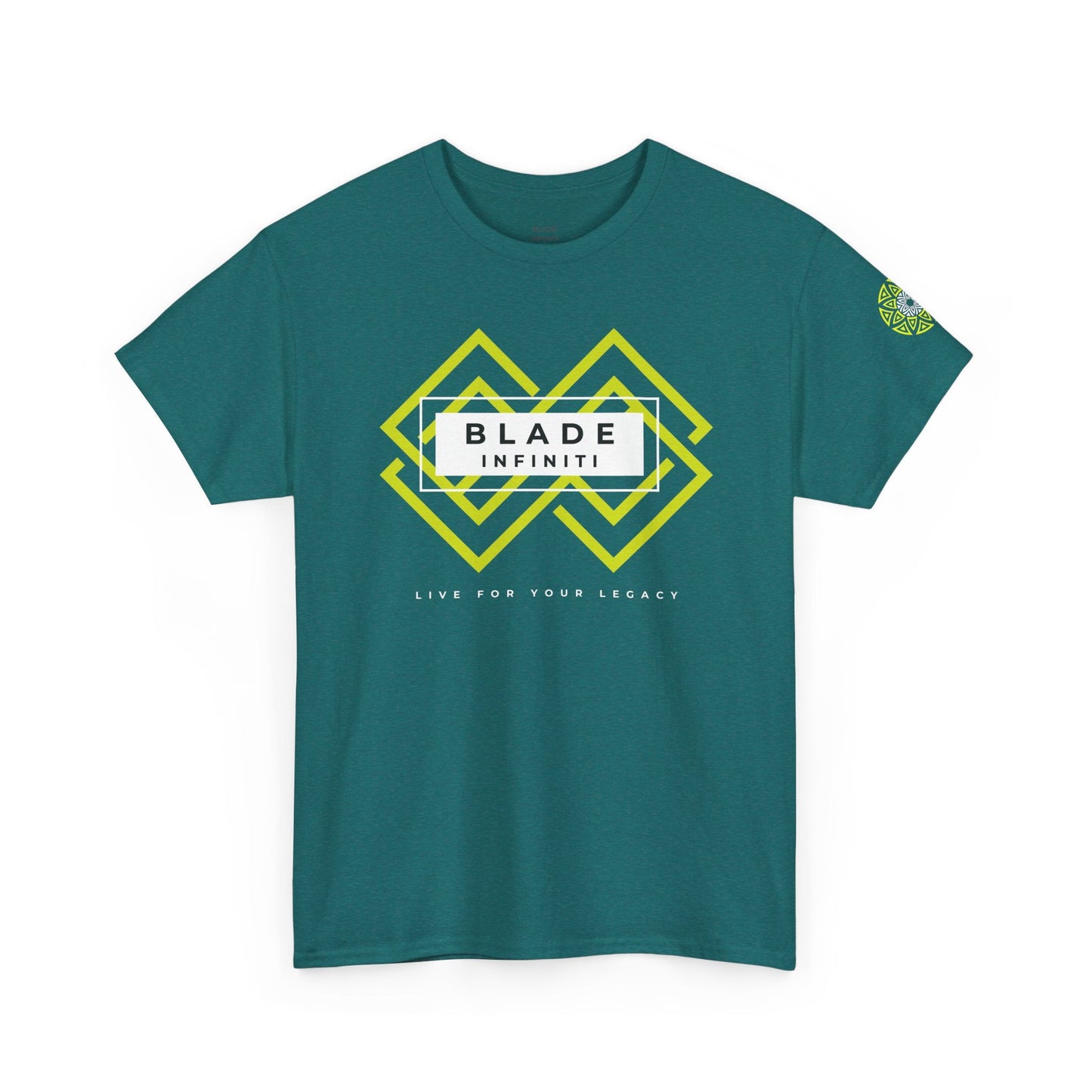 Geometric Odyssey Version 4 Neon Green T-Shirt