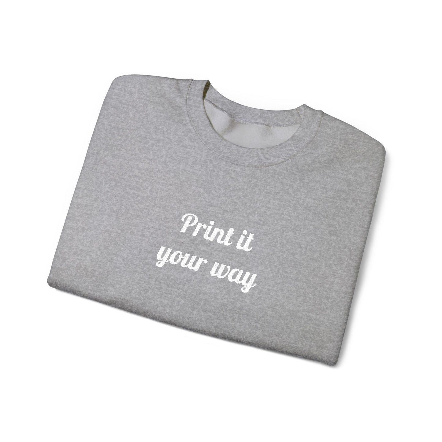 Embroidery Personalization - Unisex Crewneck Sweater (Make It Yours)