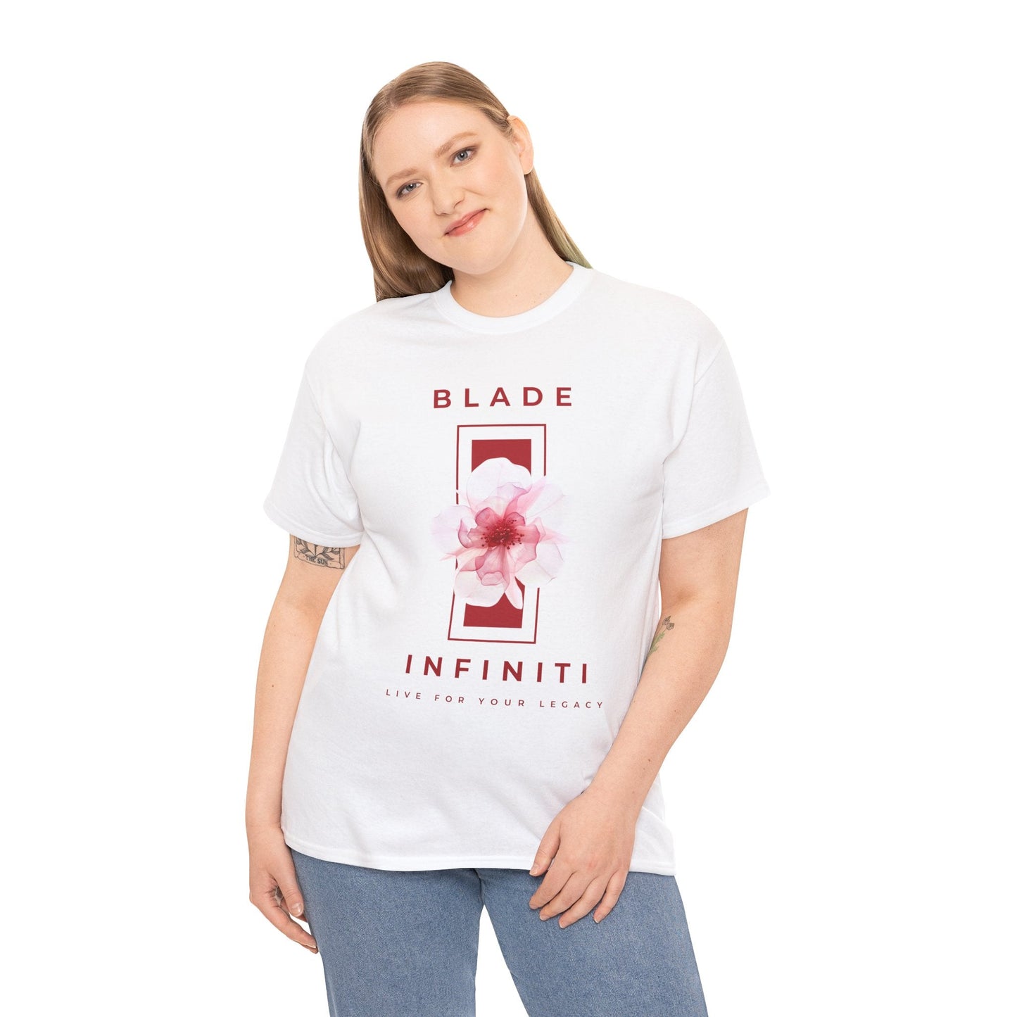 Essence of Infiniti Red/Pink Floral T-Shirt
