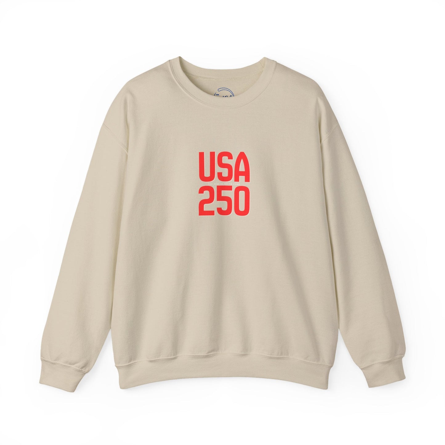 USA 250 Crewneck Sweatshirt — Patriotic 250th Anniversary Pullover