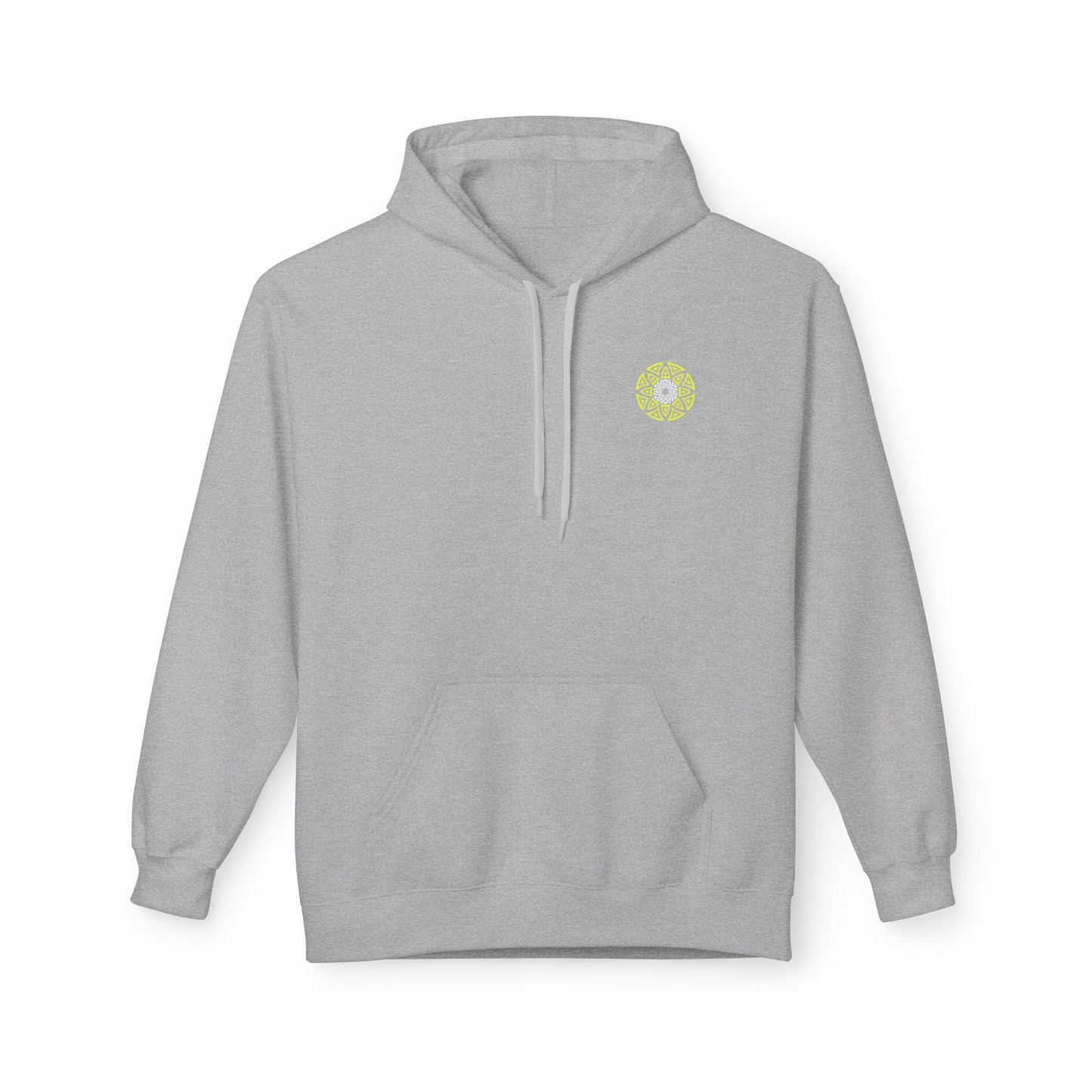 Geometric King Tiger Neon Green Hoodie