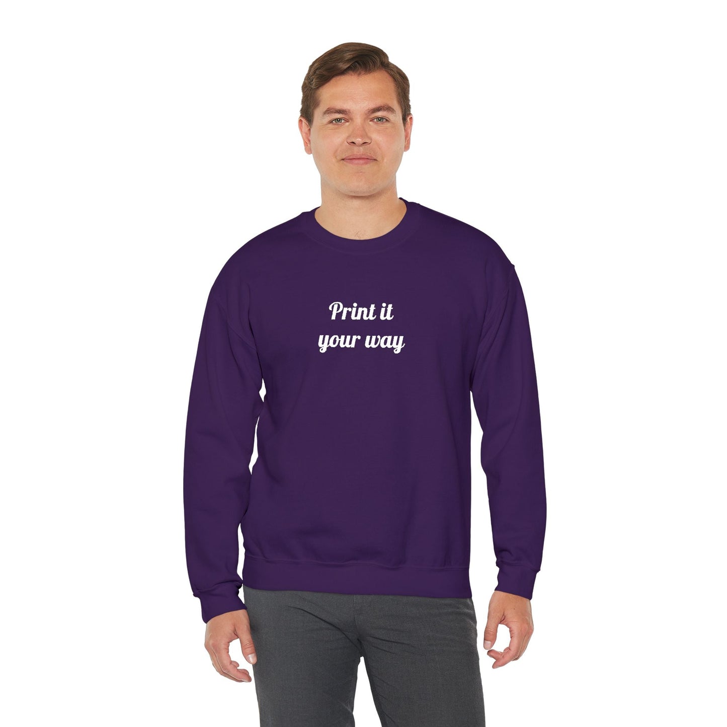 Embroidery Personalization - Unisex Crewneck Sweater (Make It Yours)