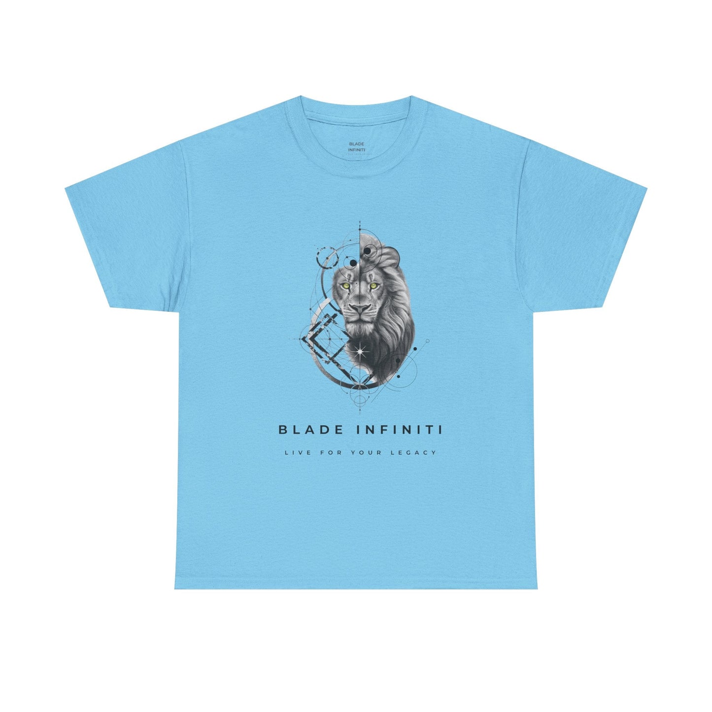 Geometric King Black Version 4 TX Lion T-Shirt