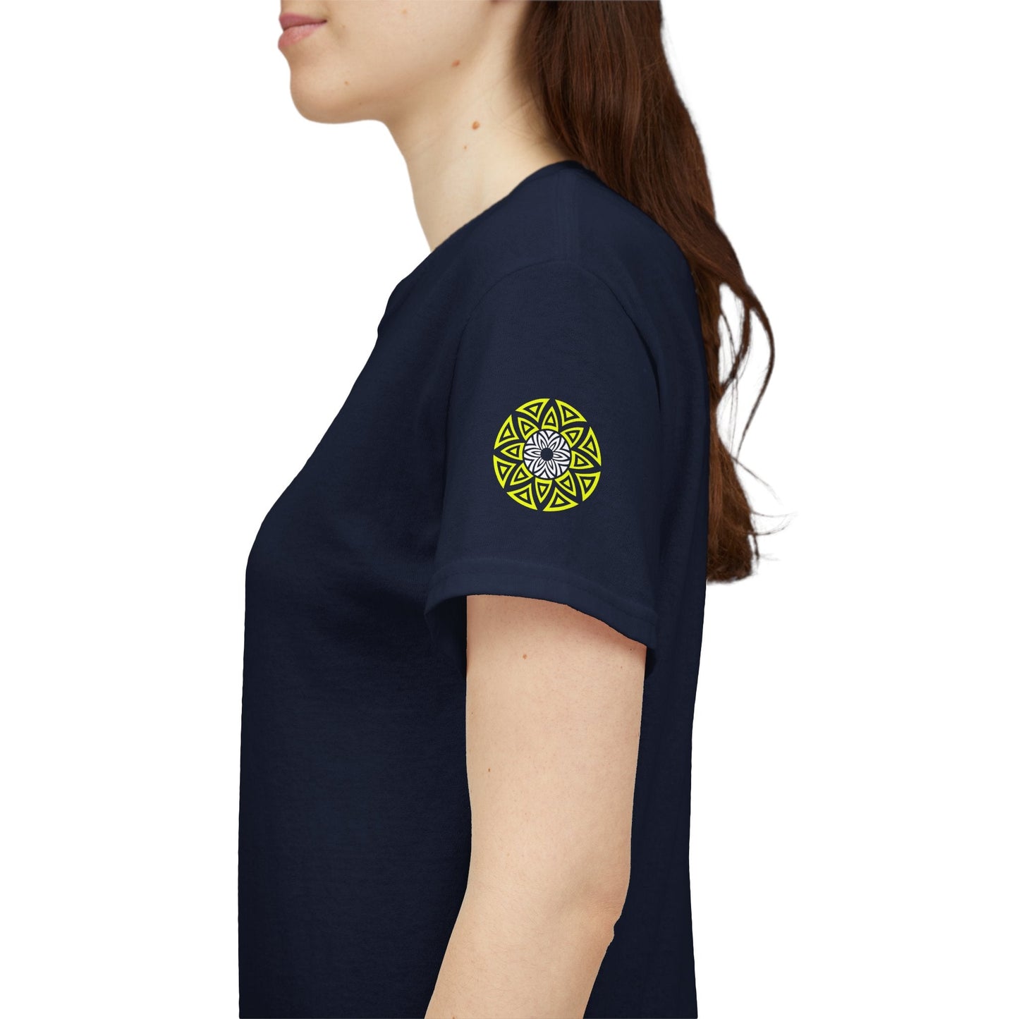 Geometric Odyssey Neon Green TX T-Shirt