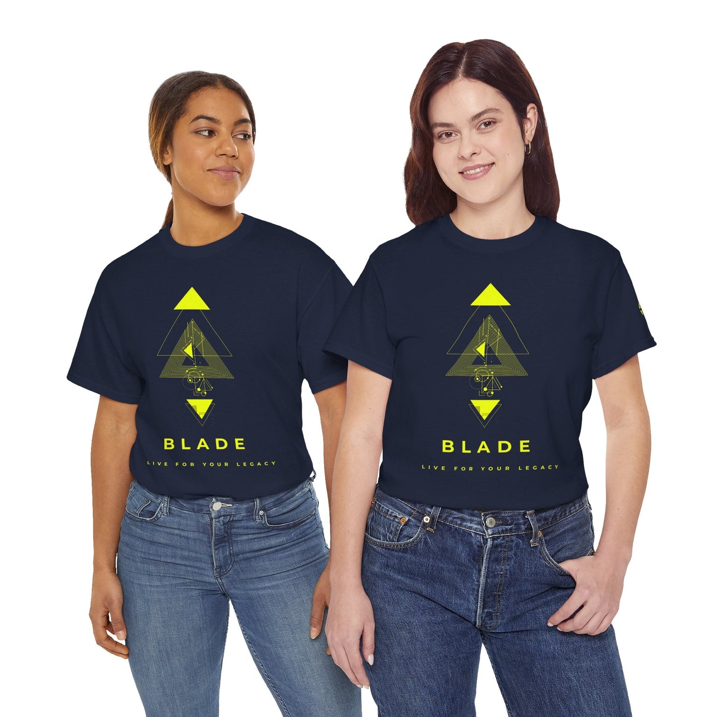 Geometric Odyssey Neon Green TX T-Shirt