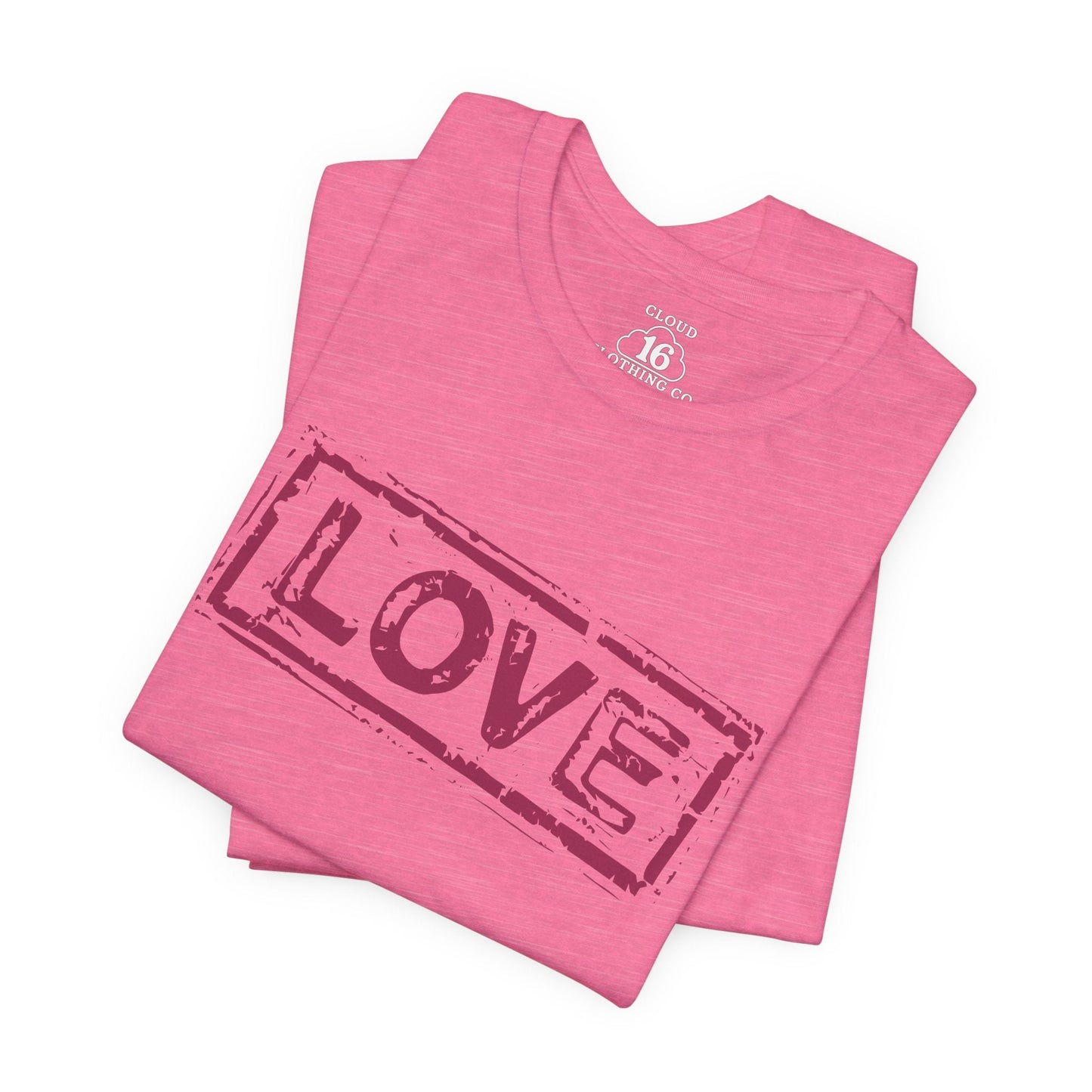 Love T-Shirt - Vintage Distressed Heart Graphic Tee