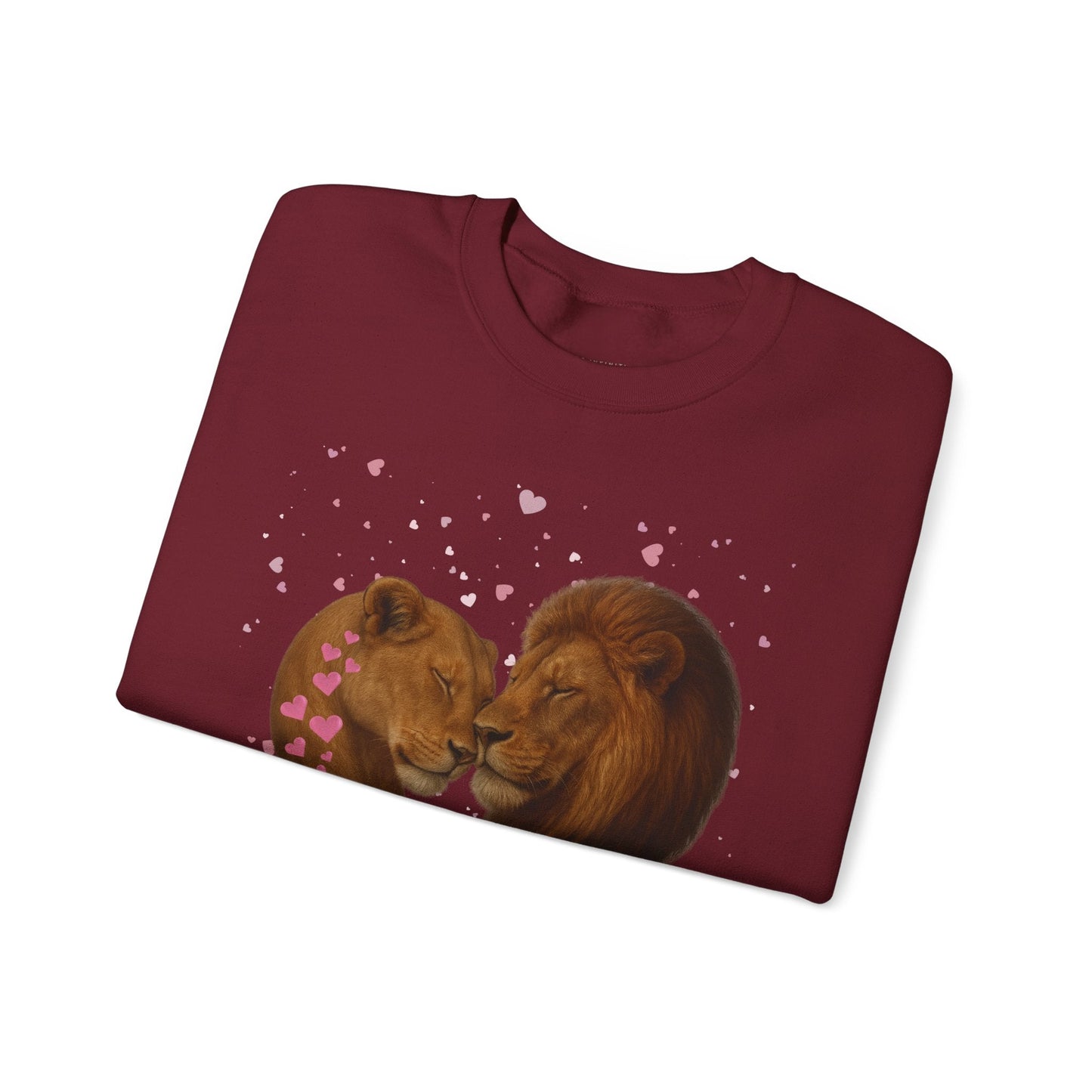 Lion Hearts - Love, Infiniti Unisex Crewneck Sweater