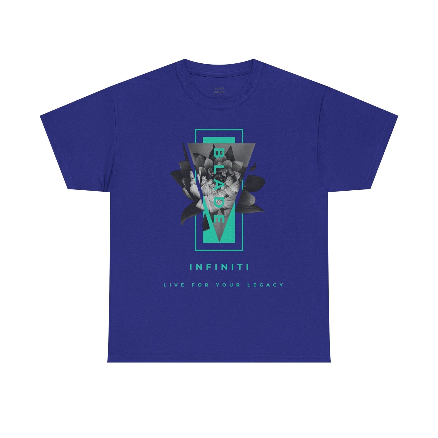 Flora Essence Aqua Teal TX Floral T-Shirt